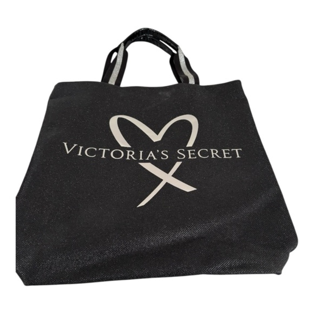 Victoria Secret Black Sparkle Tote